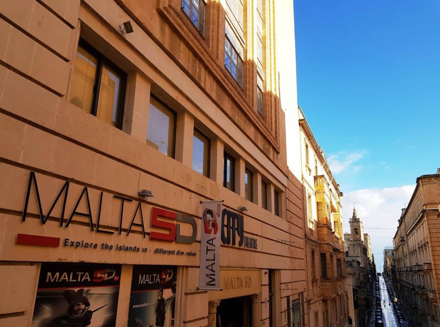 20-Minute Audio-Visual Show + Optional Valletta Audio Guide - Key points to know before booking