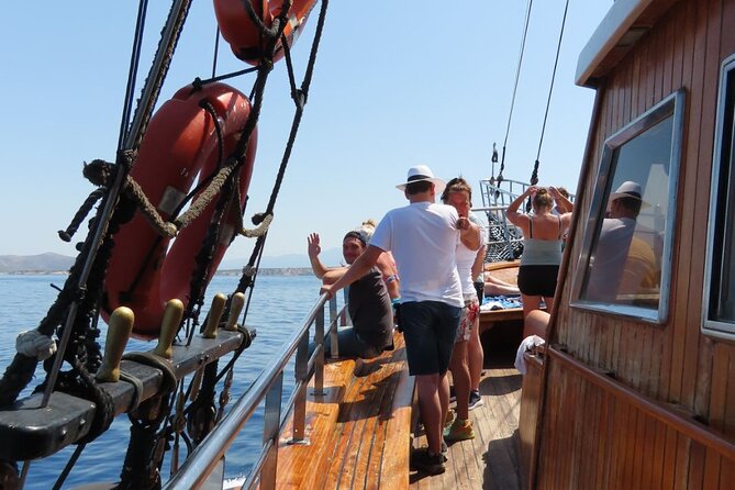 3 Island Cruise Tour in Kos Island with Personalized Audio Guide - Vathy on Kalymnos: orange juice, honey, and a swim