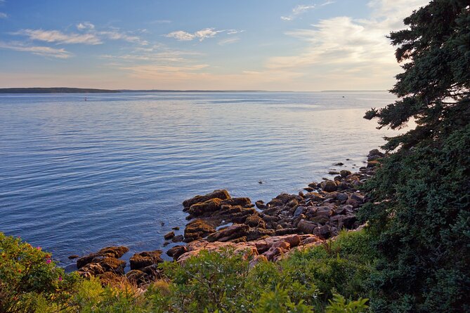 Acadia Mount Desert Island Self-Guided Driving Audio Tour - Seawall shows how the ocean builds its own barrier