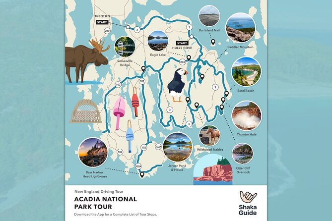 Acadia National Park Self-Guided Audio Tour - Cadillac Mountain and the drive toward Somesville