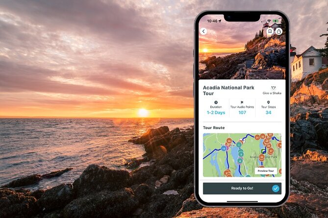 Acadia National Park Self-Guided Audio Tour - Frenchman Bay, Sieur de Monts, and the first mountain views