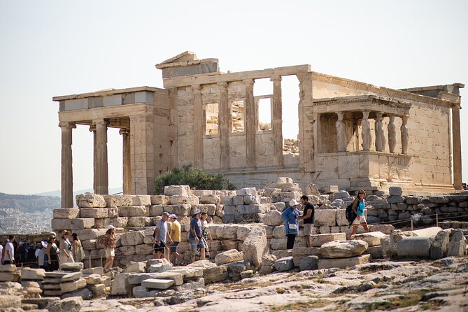 Acropolis & Parthenon Admission Ticket w/ self guided audio tours - The Propylaea and first view from above
