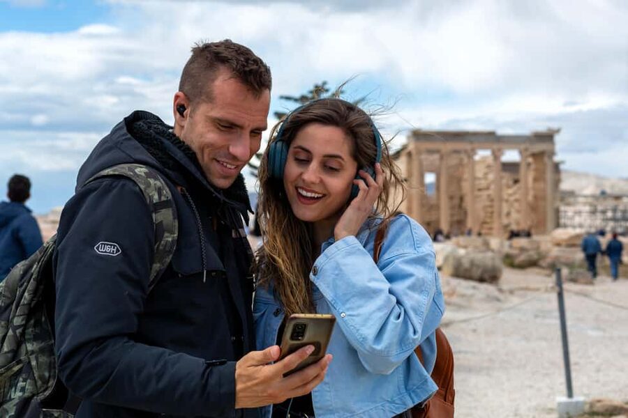 Acropolis Self-Guided Smartphone Tour w/Audio & 3D(No entry) - Booking, downloading, and using the app well