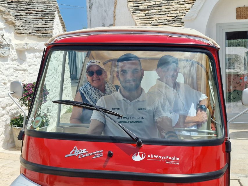 Alberobello: Private Tuk Tuk Tour with Audio Guide - Key points to know before booking