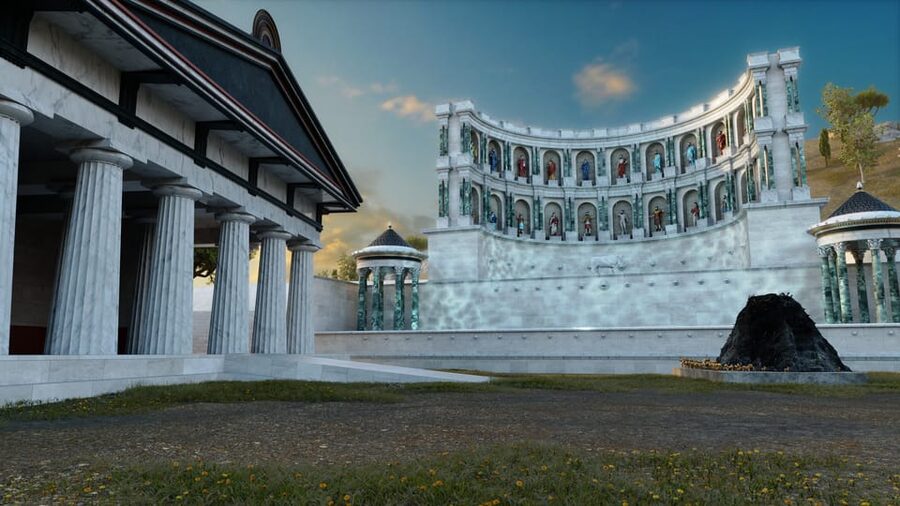 Ancient Olympia Entry Ticket & Virtual Reality Audio Tour - The Temple of Hera and the Olympic flame