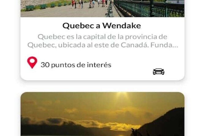 APP Self-Guided Tours Quebec with Audioguide - What this self-guided Quebec City tour is really offering