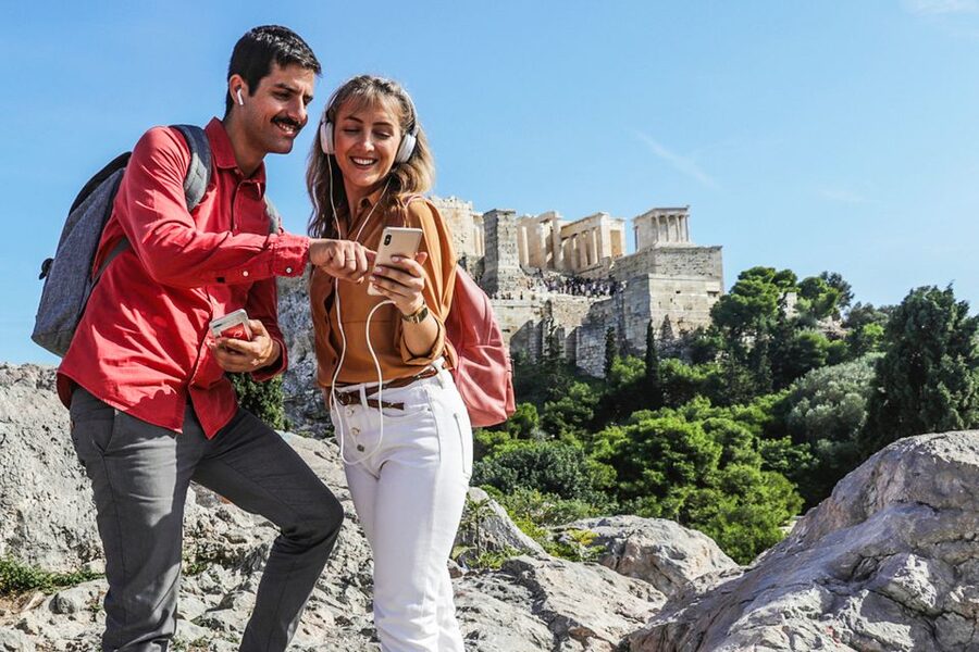 Athens: Acropolis Ticket with Audio Guide - The Parthenon and the monuments above Athens