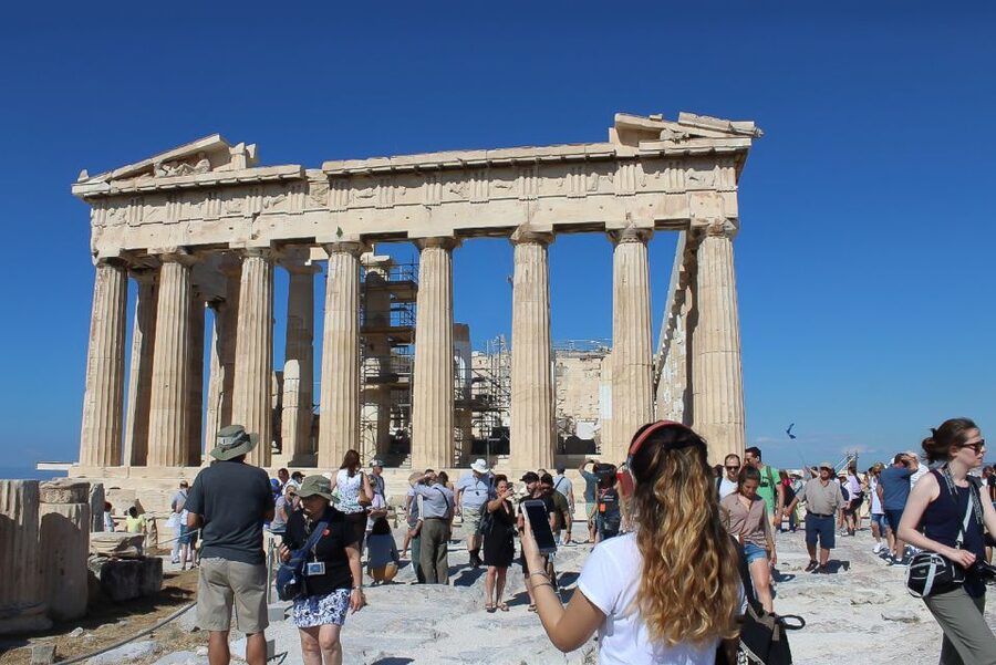 Athens: Acropolis Ticket with Multilingual Audio Guide - The Belvedere viewpoint and Athens below