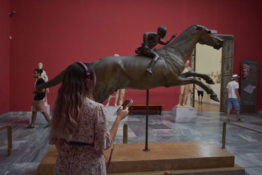 Athens: Archaeological & Acropolis Museum Entry & Audio Tour - Accessibility and the uneven-ground warning