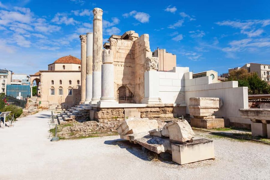Athens: Hadrian's Library Entry Ticket and Audio Guide - The Central Courtyard and Its Lost Garden