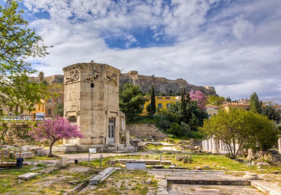 Athens: Roman Agora E-Ticket and Audio Guide - Meeting the Tower of the Winds