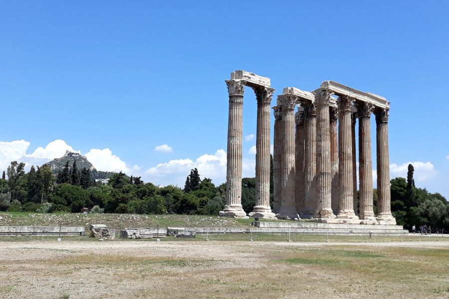 Athens: Temple of Olympian Zeus Ticket and Audio Tour - Storm damage and the temple’s later fate