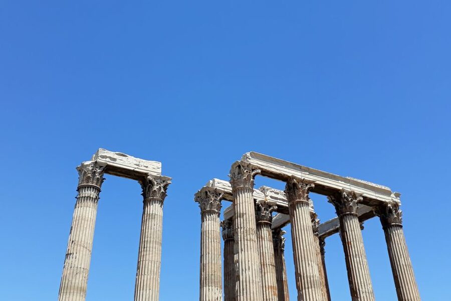 Athens: Temple of Olympian Zeus Ticket and Audio Tour - Finishing at the Balaneion bathhouse