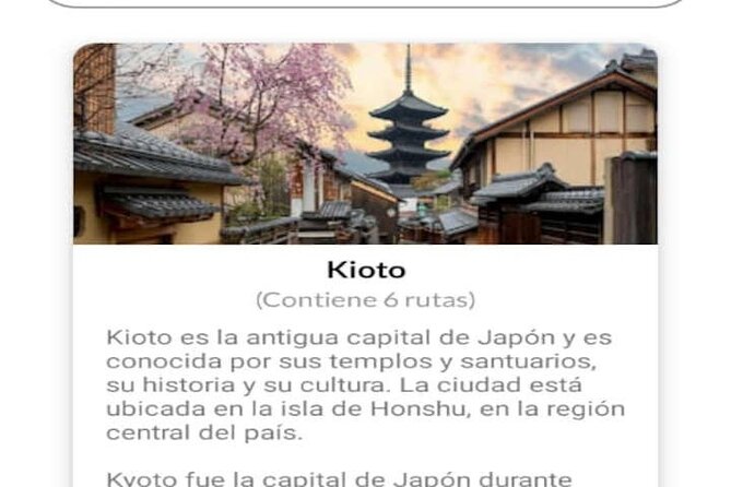 Audio Guide App Japan Tokyo Kyoto Takayama Kanazawa Nikko and others - What the $87 package really gives you