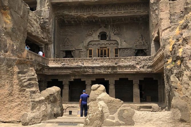 Audio Guided Tour Of Ellora Buddhist Caves, Aurangabad on HopOn India App - Caves 11 and 12, finishing in the largest numbered cave