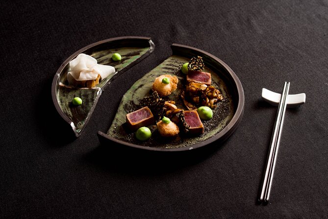 Audio visual multi-sensory chefs journey dinner experience - The American main course brings Omaha beef