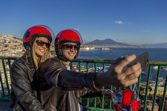 Audioguided Vespa Tour of Naples (Vespa with driver) - Fontana del Sebeto marks the move toward Posillipo