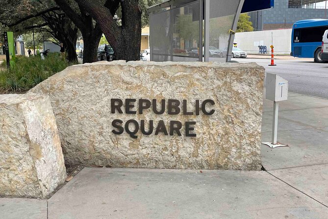 Austin's Famous Ghosts Smartphone Guided Audio App Walking Tour - Republic Square and Austin’s public past