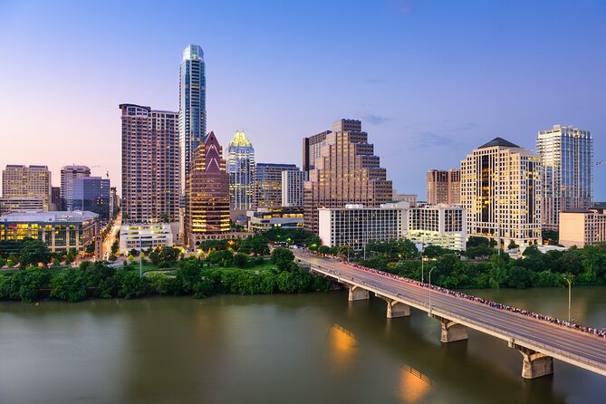 Austin Self-Guided Driving & Walking Audio Tour Guide - Starting above Austin at Mount Bonnell