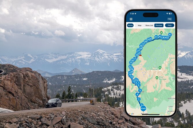 Beartooth Highway Self-Guided Driving Audio Tour - Crazy Creek Falls offers a quick payoff