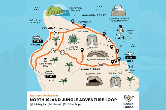 Big Island North Island Jungle Adventure - Self-Guided Audio Tour - Rainbow Falls and Kaumana Caves show Hilo’s volcanic character