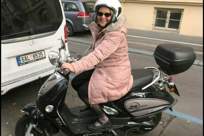 Big scooter tour of Prague, for two (audio guide) - Vyšehrad is the scenic heart of the route