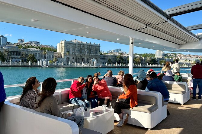 Bosphorus Daytime or Sunset Sightseeing Cruise & Audio Guide - Dolmabahçe Mosque and Palace from the water