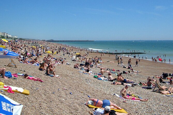 Brighton rocks: An audio tour of the city's music history along Brighton Beach - Beach Flint Grotto and the changing seafront
