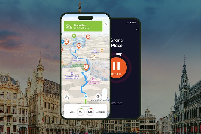 Brussels Audioguided walking tour 2h40 and 25 reviews - Key points before you set out