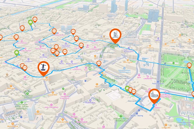 Brussels Audioguided walking tour 2h40 and 25 reviews - What this Brussels audio walk is really like