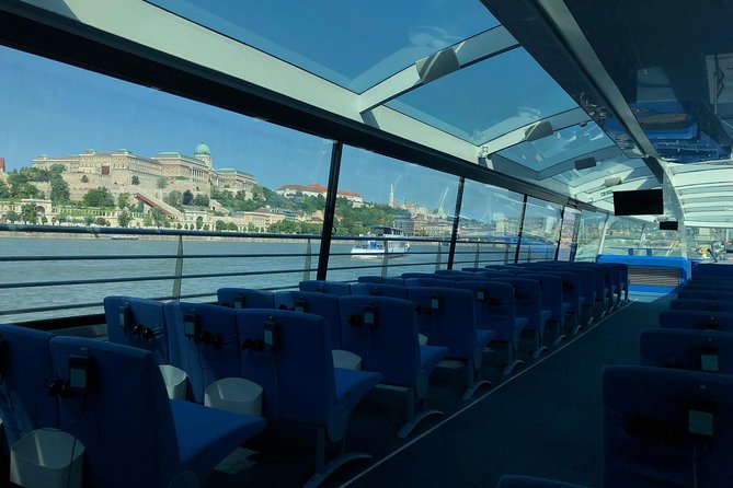 Budapest Danube Cruise with Drink, Audio Guide, Margaret Island - Under Elizabeth Bridge and toward Margaret Island