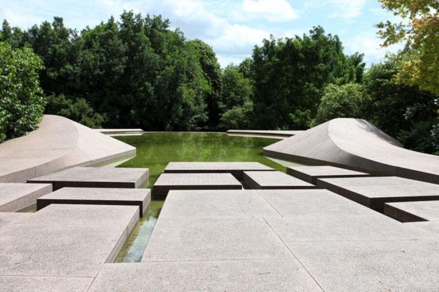 Caen: Memorial Museum Entry Ticket & Optional Audio App - Three gardens and a needed pause