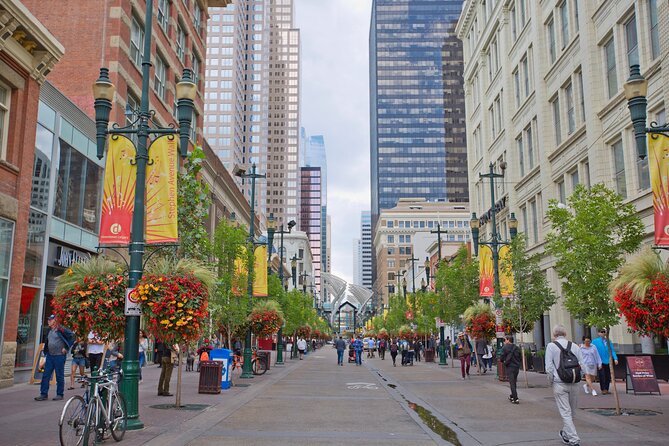 Calgary Self Guided Audio Experience - Reading Calgary’s past on Stephen Avenue Walk