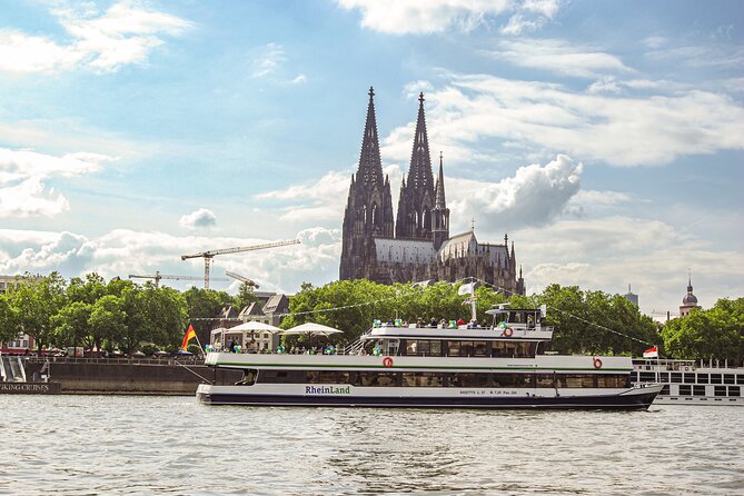Cologne skyline tour with audio guide 90 minutes - The Deutz side, RTL, and Rhine Park