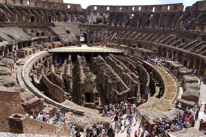 Colosseum, Forum, Palatine Hill with audio guide and Arena or Bus option - The nominative ticket and required identification