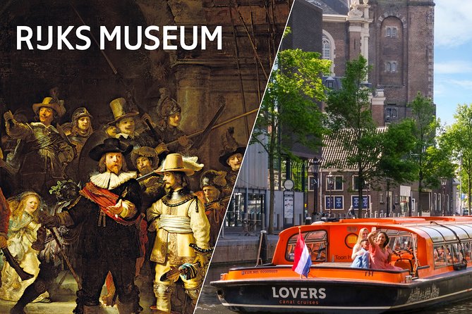 Combo Ticket: Rijksmuseum Amsterdam & 1h Cruise with Audio Guide - Entering the Rijksmuseum with a timed ticket