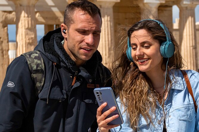 Delphi: Self-guided Audiovisual Tour with 3D Representations - Starting near the Athenian Treasury