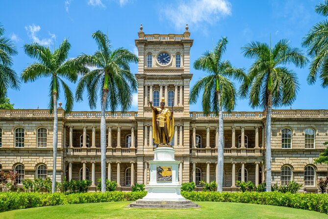 Downtown Honolulu Self Guided Walking Audio Tour - ʻIolani Palace, the route’s great centerpiece