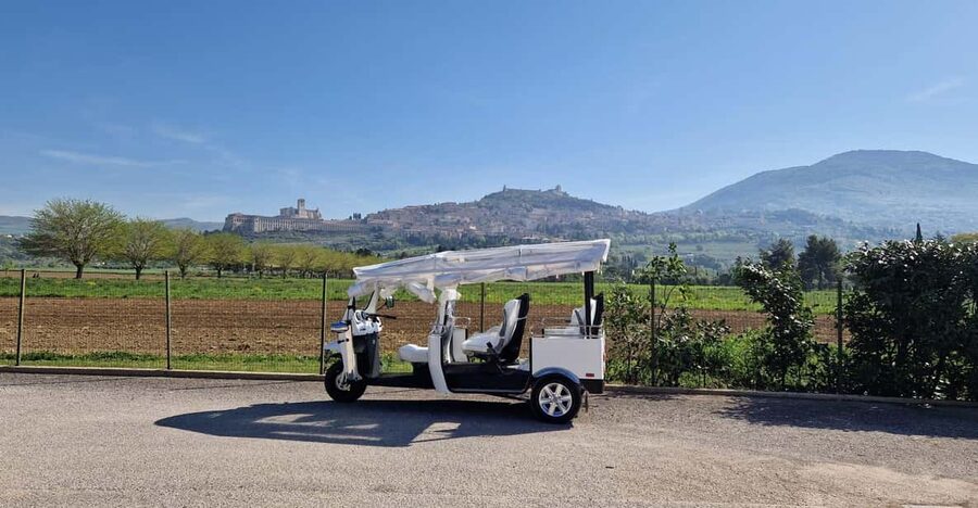 E - Tuk Panoramic Tour Assisi with audio guides - Key points at a glance