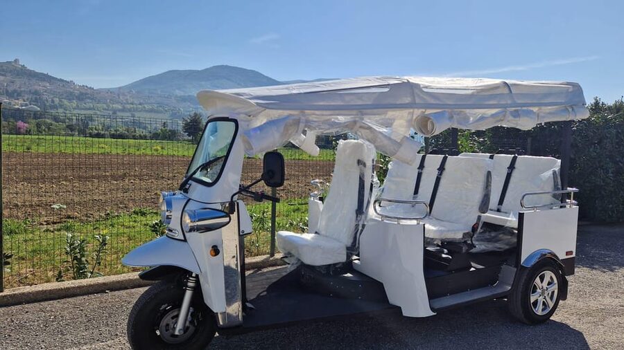 E - Tuk Panoramic Tour Assisi with audio guides - What $47 per person really buys