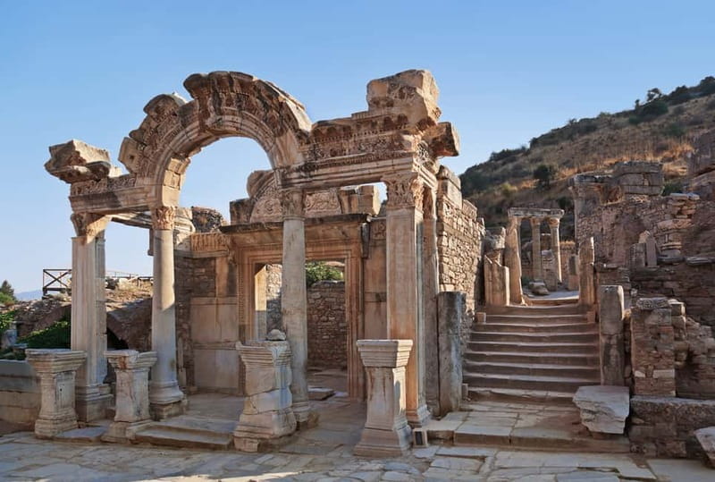 Ephesus Entry Ticket with Mobile Phone Audio Tour - Temple of Domitian and the route down Curetes Street