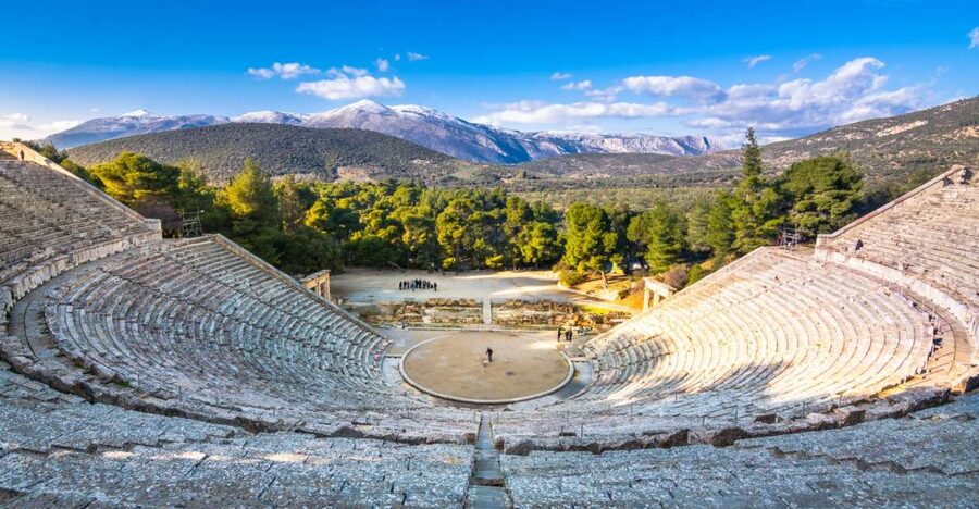 Epidaurus: Temple of Asclepius & Theatre with optional audio - Walking through the Sanctuary of Asclepius