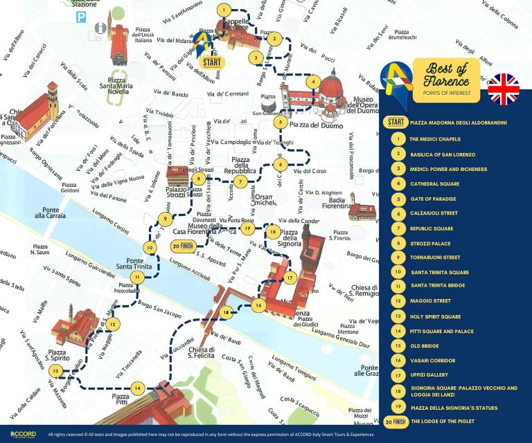 Florence: 2.5 hour Audio Guided Walking Tour led by Host - Starting near the Medici Chapel and San Lorenzo
