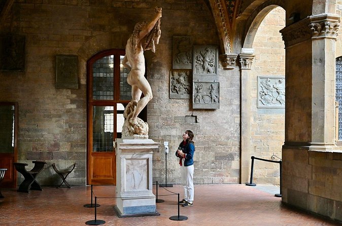 Florence Bargello Museum Reserved Entry Ticket with Audio Guide - Using the English audio guide