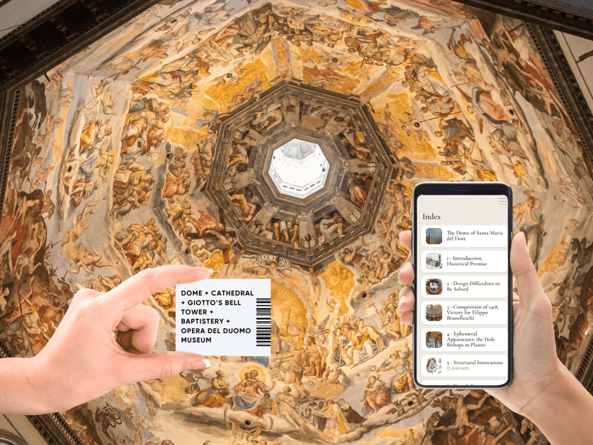Florence: Cathedral & Brunelleschi's Dome Ticket & Audio App - What you actually get from the audio app