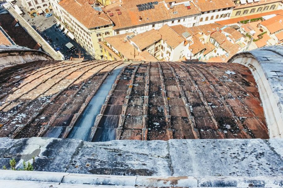 Florence: Cathedral & Brunelleschi's Dome Ticket & Audio App - The Last Judgment fresco on the way up