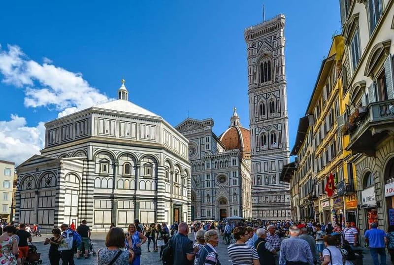 Florence: Duomo Cathedral Timed Entry Ticket & Audio App - Santa Maria del Fiore, from quiet interior to enormous fresco