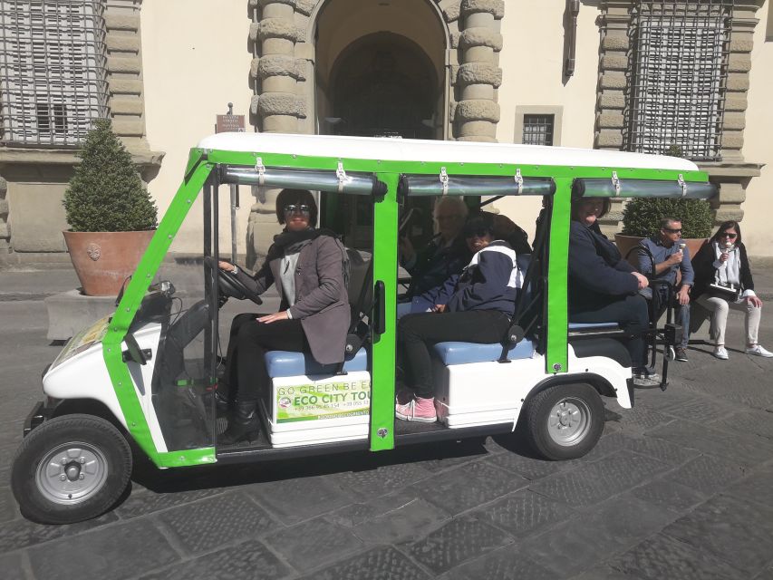 Florence: Eco-Friendly Golf Cart City Tour with Audio Guide - Comfort, access, and the golf cart ride