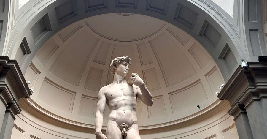 Florence: Michelangelo's David Entrance Ticket and Audio App - Medici instruments, including three Stradivarius pieces