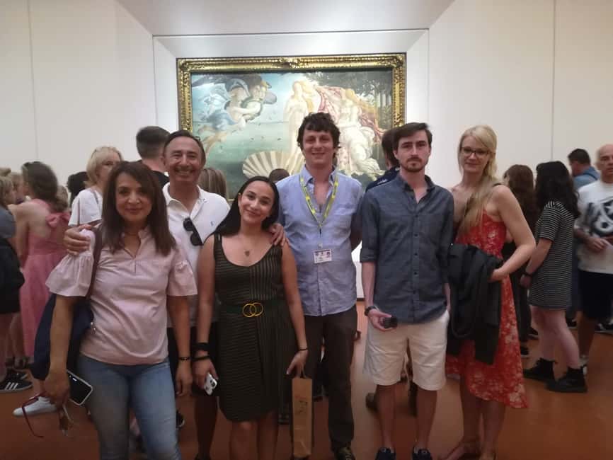 Florence: Uffizi Entry Ticket & Audio Guided Tour with Host - Botticelli, Leonardo, and Michelangelo
